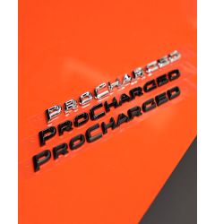 CHROME "PROCHARGED" BADGE