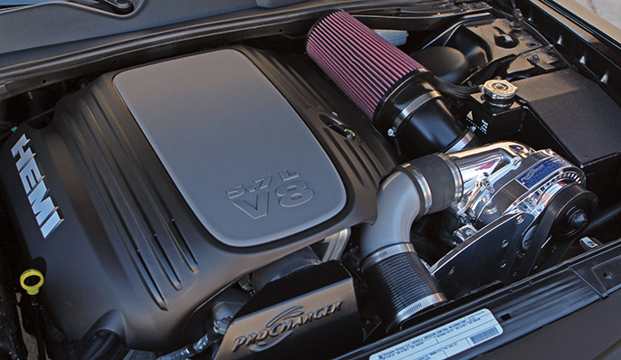 2014- 2011 Dodge Challenger R/T ProCharged underhood