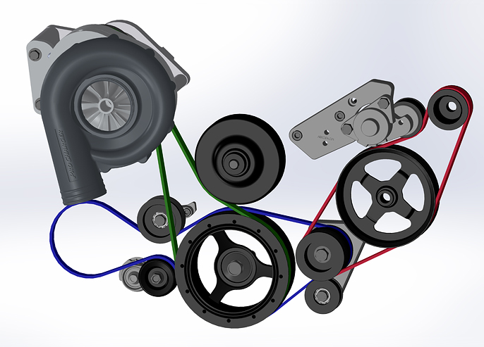 LS Reverse Rotation Kit with dedicated drive