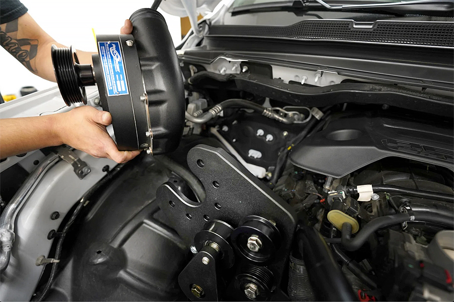 RAM truck supercharger install