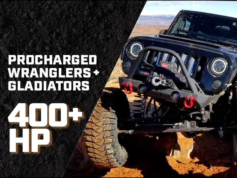 Procharged Wranglers and Gladiators