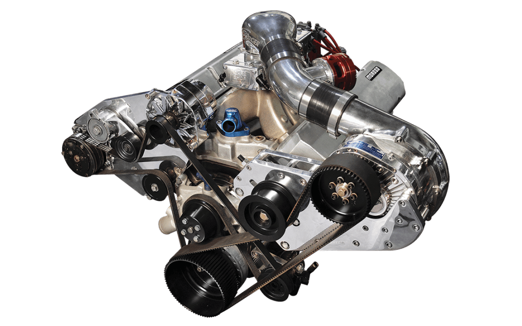 SBC/BBC supercharger - cog drive, serpentine accessories