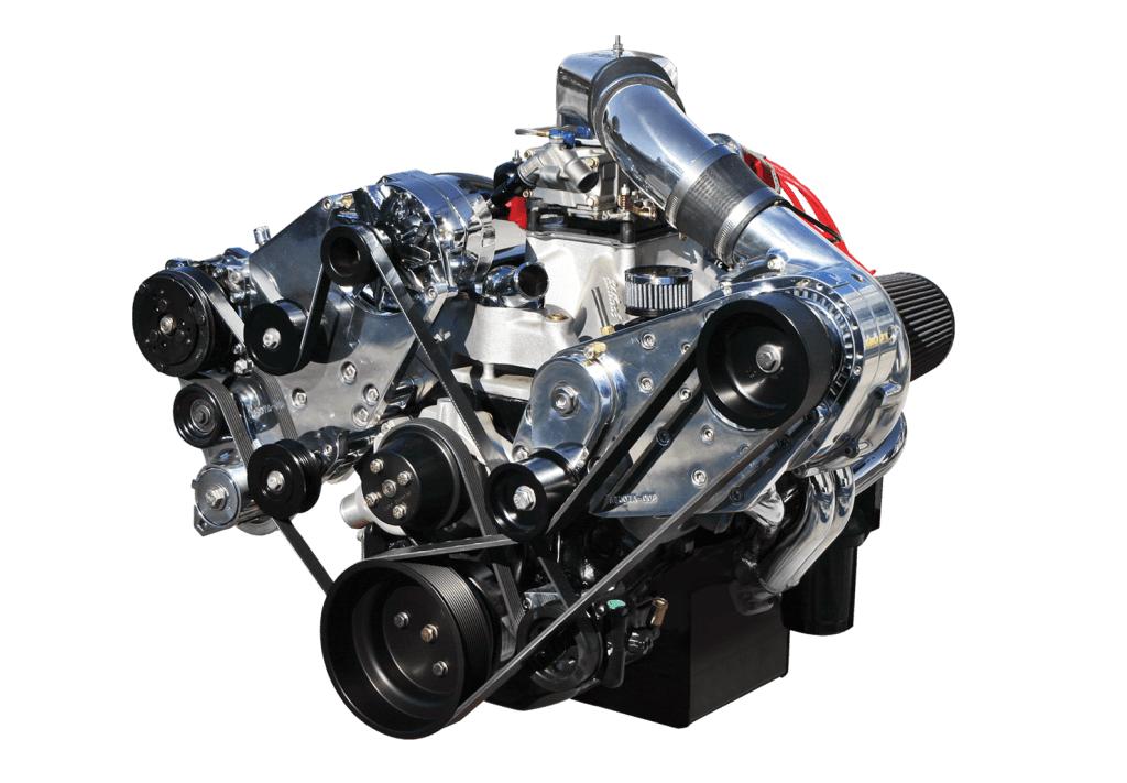 Serpentine accessories, serpentine supercharger drive for SBC