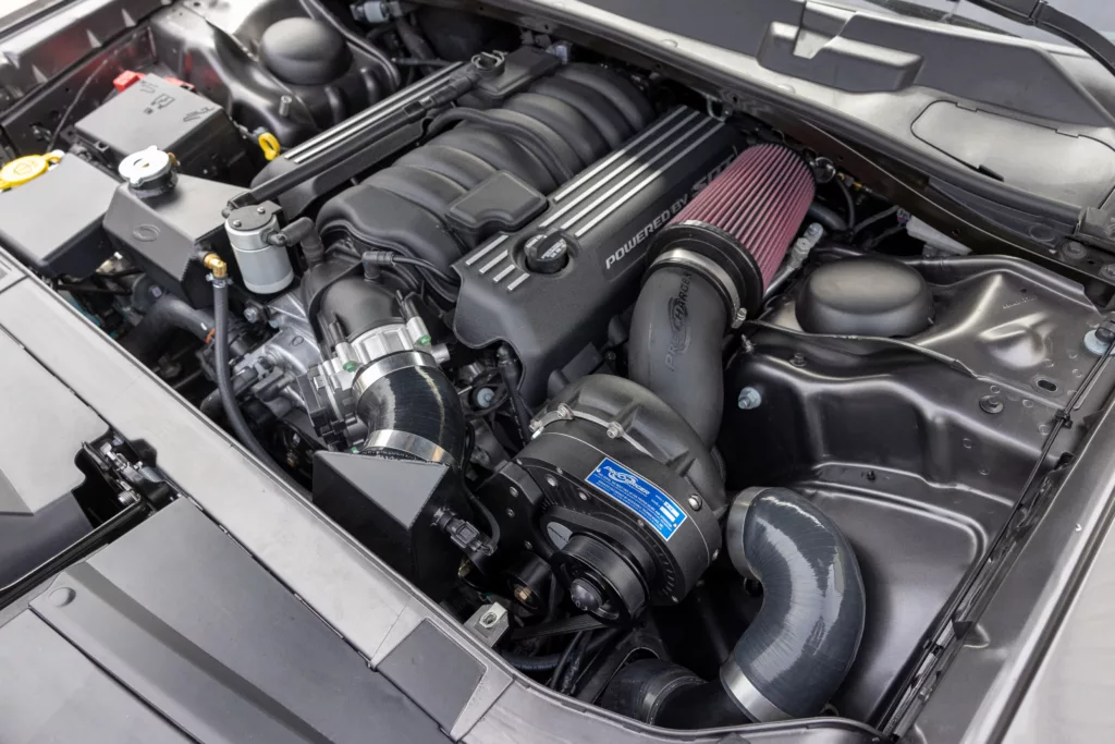 2022 Dodge Challenger 6.4L ProCharged underhood