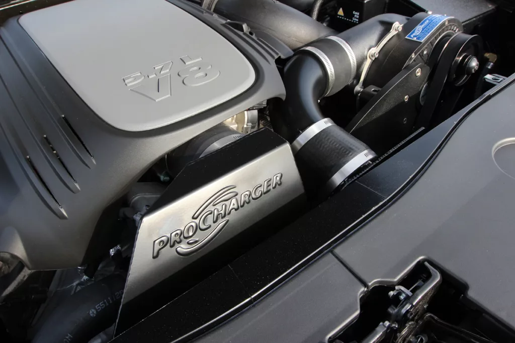 2014 Dodge Charger 5.7 ProCharged underhood