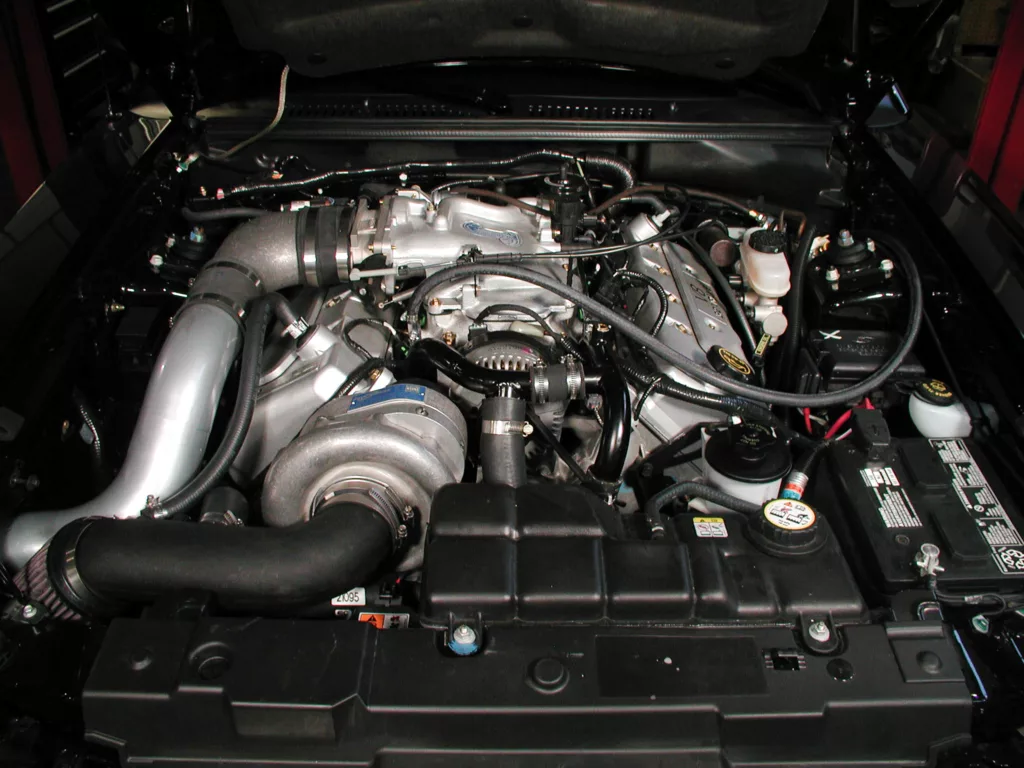 ProCharged 2001 Ford Mustang Cobra underhood