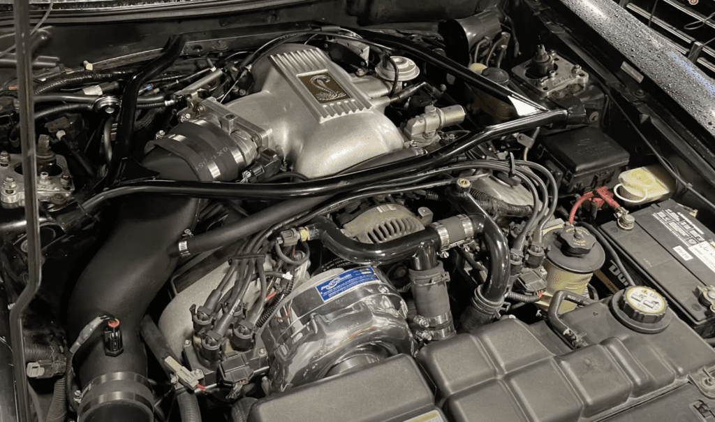Ford Mustang Cobra ProCharged underhood